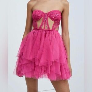 For Love and Lemons Rosario Mini Dress